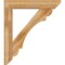 Ekena Millwork Olympic Slat Rough Sawn Bracket w/ Offset Brace, Western Red Cedar, 8"W x 42"D x 48"H BKT0806X42X48OLY06RWR - alternate 3